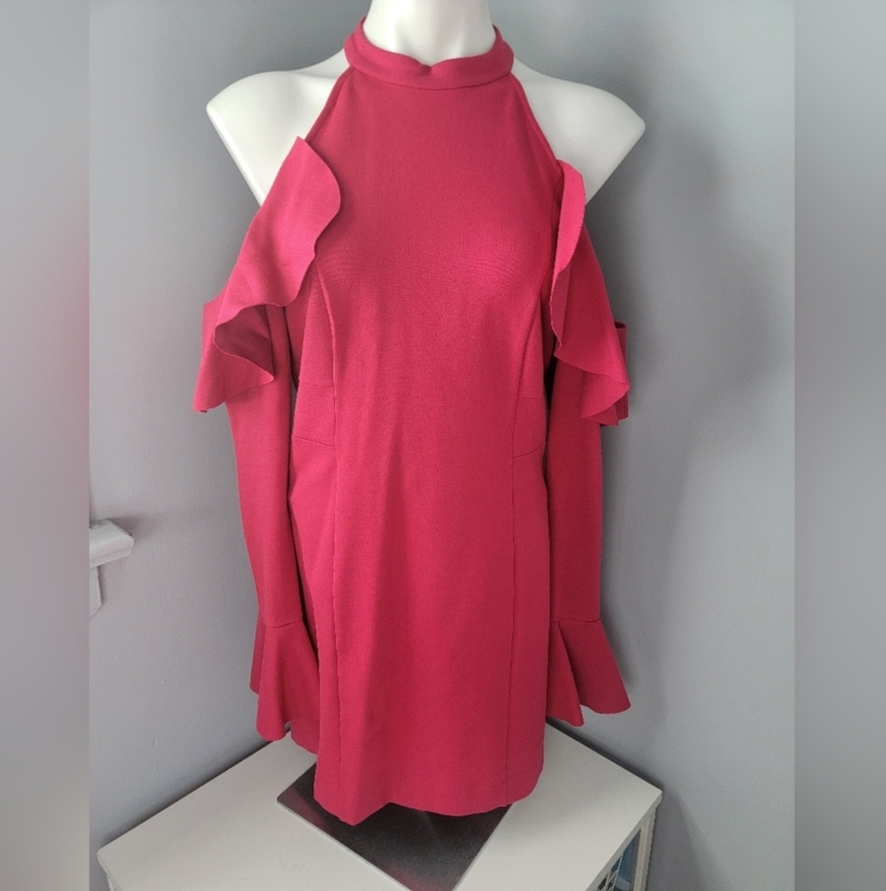 Free People Sweet Talk Mini Dress In Raspberry Pink Size M - Picture 4 of 7